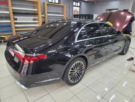 벤츠 S350D 듀오톤 랩핑 시공<대구랩핑><대구PPF> / 대구 수성구 황금동