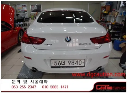 bmw640d 디퓨져 포인트랩핑시공입니다.[대구랩핑][대구ppf][대구카스킨][대구후퍼옵틱] / 대구 수성구 황금동