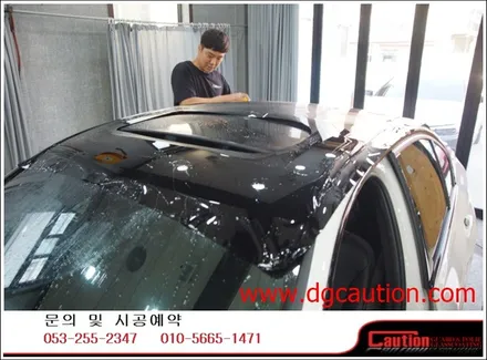 bmw 320i 루프스킨 탑폴리에 시공입니다.[대구랩핑][대구ppf][bmw루프스킨][bmw랩핑] / 대구 수성구 황금동
