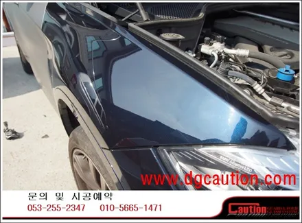 대구 BMW X6 부분무광랩핑교체시공입니다[대구랩핑][대구PPF][대구자동차랩핑][BMW랩핑] / 대구 수성구 황금동