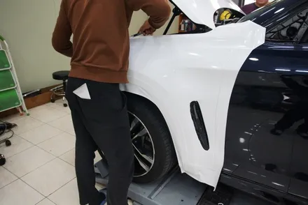 BMW X6 M50D KPMF 스타라이트골드 전체랩핑시공 <대구랩핑><대구PPF> / 대구 수성구 황금동