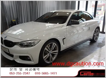 bmw 428i 사이드도어데칼&카본립부분ppf 시공입니다.[대구ppf][bmw랩핑][대구랩핑][bmw데칼] / 대구 수성구 황금동