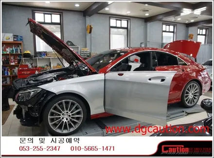 벤츠cls400 전체랩핑시공입니다.[대구랩핑][자동차랩핑][벤츠랩핑][벤츠cls400] / 대구 수성구 황금동