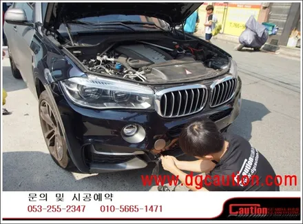 대구 BMW X6 부분무광랩핑교체시공입니다[대구랩핑][대구PPF][대구자동차랩핑][BMW랩핑] / 대구 수성구 황금동