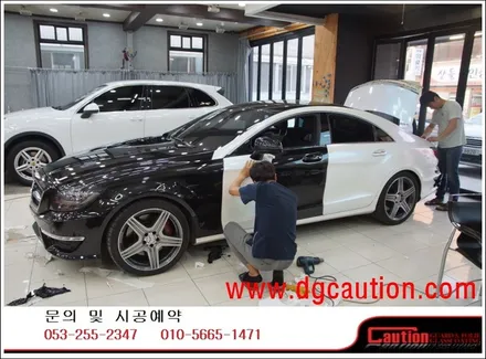 벤츠 CLS63AMG 전체 독일 멕텍사 무광 레드크롬 전체시공입니다. #대구랩핑 #대구래핑 #대구카스킨 #대구탑폴리에 / 대구 수성구 황금동