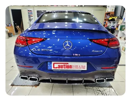 벤츠 CLS300D 디퓨져 카본랩핑 시공 <대구랩핑><대구PPF> / 대구 수성구 황금동