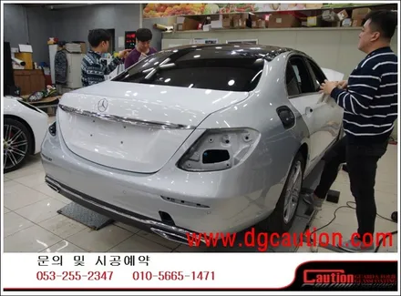 벤츠 E220D 전체 에이버리 화이트 및 루스프킨 시공입니다. #대구PPF #대구랩핑 #대구래핑 #대구카스킨 / 대구 수성구 황금동