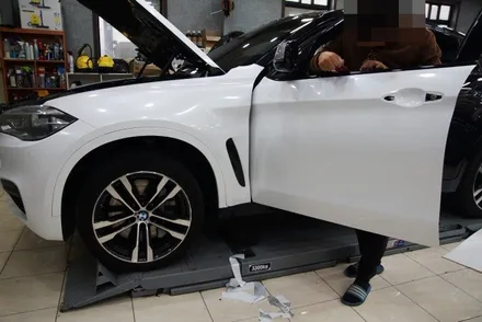 BMW X6 M50D KPMF 스타라이트골드 전체랩핑시공 <대구랩핑><대구PPF> / 대구 수성구 황금동