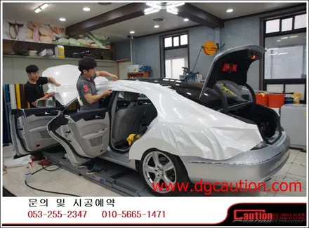 벤츠 cls350 전체랩핑시공입니다.[대구랩핑][포르쉐랩핑][자동차랩핑][벤츠cls350] / 대구 수성구 황금동