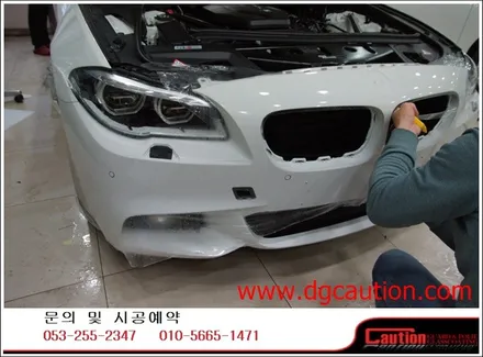 BMW520D PPF앞범퍼본넷생활보호패키지입니다.[대구랩핑][BMW랩핑][대구PPF][보호필름] / 대구 수성구 황금동