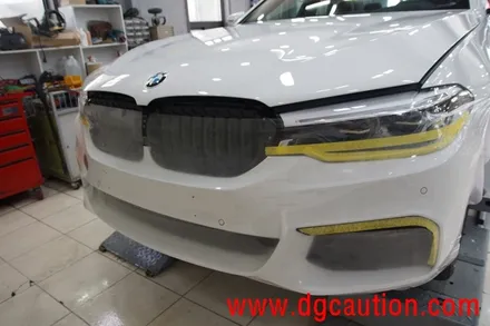 대구PPF BMW 520D 앞범퍼 본넷 라이트 PPF 시공 / 대구 수성구 황금동