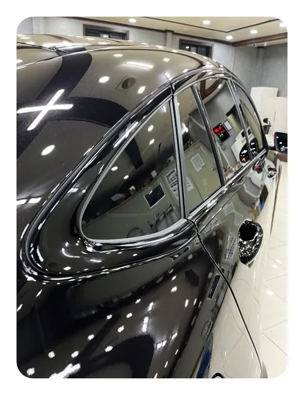 벤츠 GLC 63AMG 탑폴리에 크롬죽이기 <대구랩핑><대구PPF> / 대구 수성구 황금동