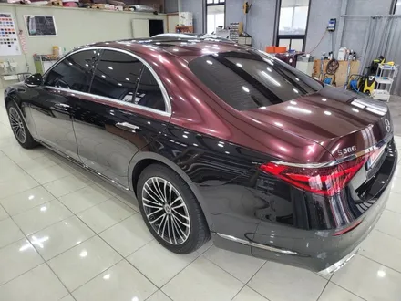 벤츠 S350D 듀오톤 랩핑 시공<대구랩핑><대구PPF> / 대구 수성구 황금동