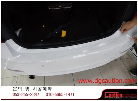 bmw 320d 앞범퍼하단포인트랩핑/ppf 시공입니다.[대구랩핑][대구ppf][대구카스킨][대구후퍼옵틱] / 대구 수성구 황금동