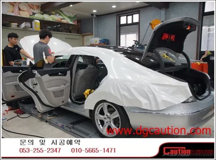 벤츠 cls350 전체랩핑시공입니다.[대구랩핑][포르쉐랩핑][자동차랩핑][벤츠cls350] / 대구 수성구 황금동