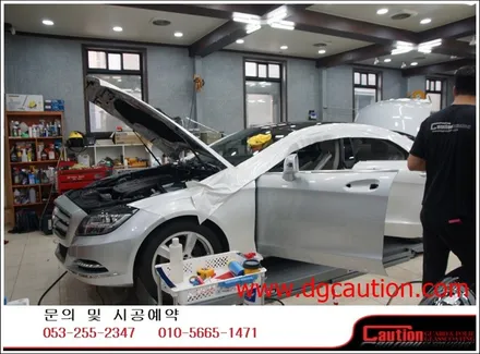 벤츠 cls350 전체랩핑시공입니다.[대구랩핑][포르쉐랩핑][자동차랩핑][벤츠cls350] / 대구 수성구 황금동