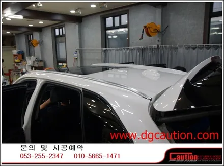BMW X5 루프스킨/크롬몰딩/루프렉 탑폴리에 시공입니다.[대구랩핑][BMW랩핑][루프스킨][대구PPF] / 대구 수성구 황금동