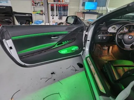 bmw f12 650i 컨버터블 오픈카의 엠비언트 시공기 / 청주