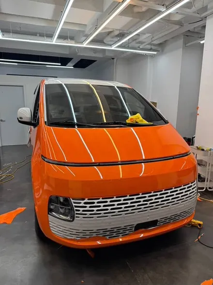 🚐✨ 현대 스타리아 오렌지컬러 전체랩핑 / 경기 하남