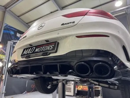 춘천 가변배기 ECU맵핑 전문 튜닝샵 매드모터스 벤츠 C118 CLA250 EMP전자식 가변배기 튜닝 CLA 45AMG 프론트 범퍼 리어디퓨저 인스톨 ! 춘천 가변배기 춘천 맵핑 / 강원도 춘천