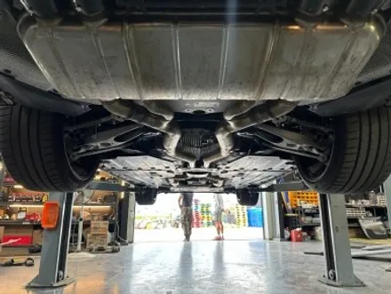 BMW G82 M4컴페티션 가변밸브컨트롤모듈 적용 중간 레조레이터 개조 사운드 UP  춘천 매드모터스 #G82M4 #M4중통작업 #M4가변밸브 / 춘천, 원주
