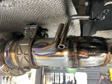 춘천 매드모터스 - 벤츠CLA45AMG W176  전자식듀얼가변배기 세팅 !  잘못된 가공된 순정배기 탈거 ! / 강원도 춘천