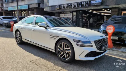 봉담 솔라가드 새턴 썬팅 제네시스 G80 신차 패키지 작업 / 경기 화성