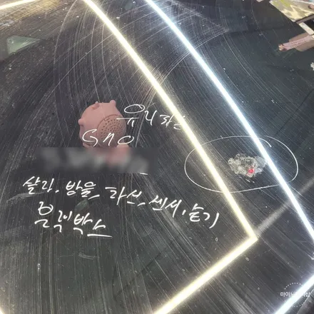 자동차 앞유리 돌빵으로 금이 생겼을 때 복원? 교체? 뭐가 정답일까 (fact. 제네시스 G70) / 경기 화성