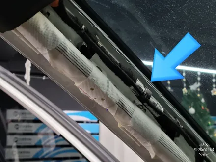 봉담 EV9 룸미러 블랙박스 파인뷰 LX7 POWER 설치 꼼꼼한 곳! / 경기 화성