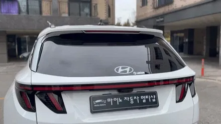 봉담썬팅 투싼 NX4 레인보우 i90 틴팅 시공은 잘하는 곳에서. / 경기 화성
