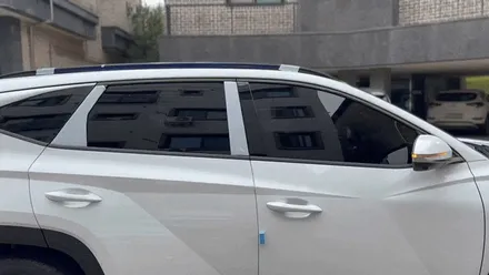 봉담썬팅 투싼 NX4 레인보우 i90 틴팅 시공은 잘하는 곳에서. / 경기 화성