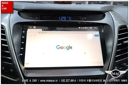 [ 부천 네비매립 ] 더뉴 아반떼MD 안드로이드올인원 카나로 X-PLUS 장착 - 부천 메이크어카