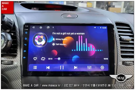 [ 상동 네비매립 ] K3 안드로이드올인원 장착 - 부천 메이크어카