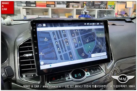 [ 부천인천 네비매립 ] 캡티바 카나로Q 안드로이드 올인원 장착 - 부천 메이크어카
