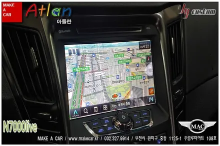 부천인천 미러링네비게이션 YF소나타 장착