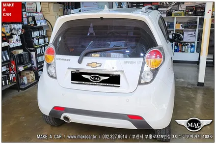 [ 상동 네비매립 ] 스파크 폰터스P570 7인치네비게이션 상단매립 - 부천 메이크어카