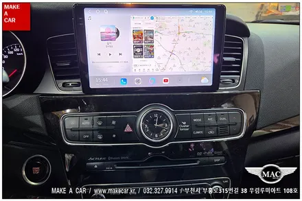 [ 상동 내비매립 ] 더뉴K7 카나로 알파프로 안드로이드올인원 장착 - 부천 메이크어카