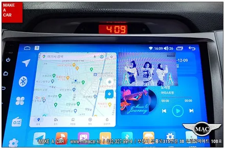 [ 부천 네비매립 ] 스포티지R 카나로Q 안드로이드올인원 장착 - 부천 메이크어카