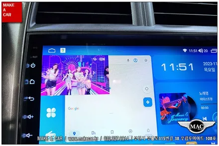 [ 상동 네비매립 ] 말리부 카나로Q 안드로이드올인원 장착 - 부천 메이크어카