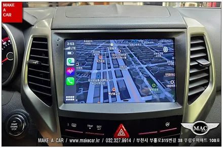 [ 부천 내비매립 ] 티볼리 카나로 A-PLUS 안드로이드올인원 장착 - 부천 메이크어카