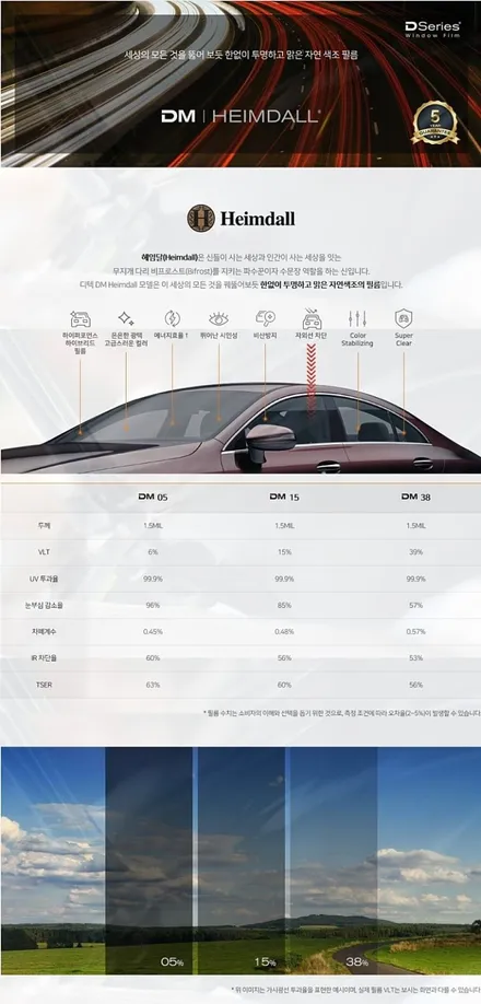 [ 상동 썬팅 ] QM6 디텍DM헤임달 전체썬팅 시공 - 부천 메이크어카