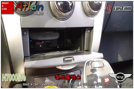 부천인천 미러링내비게이션 매립 코란도C 장착