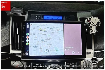 [ 부천 네비매립 ] 베라크루즈 모젠 네비사양 안드로이드올인원 카나로Q 장착 - 부천 메이크어카