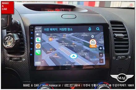 [ 상동 네비매립 ] K3 안드로이드올인원 장착 - 부천 메이크어카