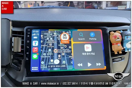 [ 중동 네비매립 ] 올뉴투싼 카나로Q 안드로이드올인원 장착 - 부천 메이크어카