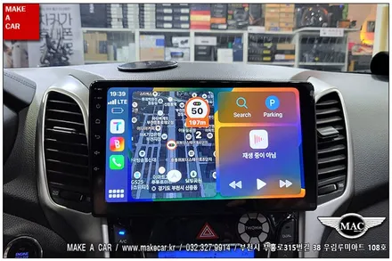 [ 신중동 네비매립 ] i30 GD 안드로이드올인원 카나로Q 장착 - 부천 메이크어카
