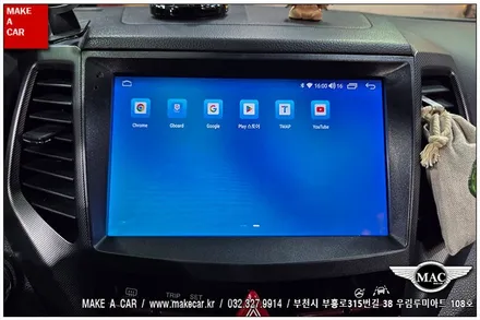 [ 상동 내비매립 ] 티볼리 카나로Q 안드로이드올인원 장착 - 부천 메이크어카