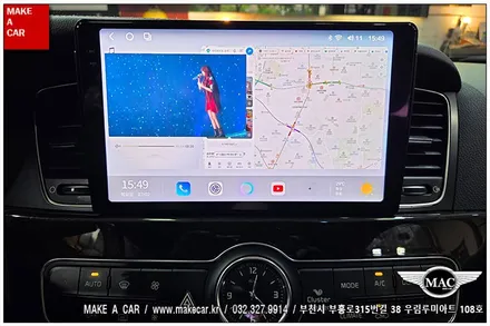 [ 상동 내비매립 ] 더뉴K7 카나로 알파프로 안드로이드올인원 장착 - 부천 메이크어카