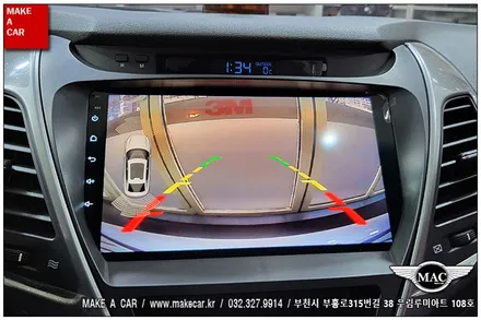 [ 부천 네비매립 ] 더뉴 아반떼MD 안드로이드올인원 카나로 X-PLUS 장착 - 부천 메이크어카
