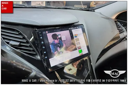 [ 중동 네비매립 ] 그랜저HG 안드로이드올인원 카나로 X-PLUS 장착 - 부천 메이크어카